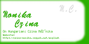 monika czina business card